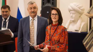 Marie Favereau with Rafail Khakimov