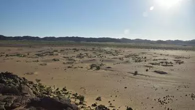 The goldmining settlement of Alitiateb in the plain of Wadi Amur