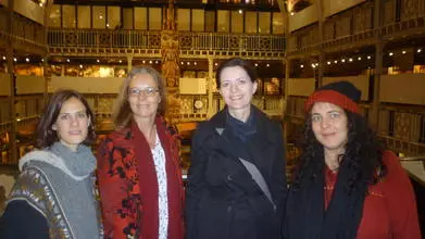 From left to right: Marie Favereau, Isabelle Charleux, Irina Shingiray, and Maya Petrovich