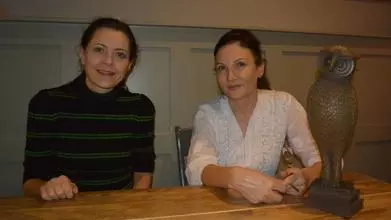 Irina Shingiray (left) and Zvezdana Dode