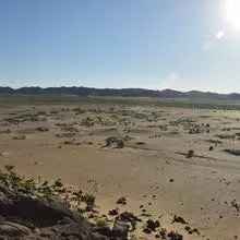 The goldmining settlement of Alitiateb in the plain of Wadi Amur